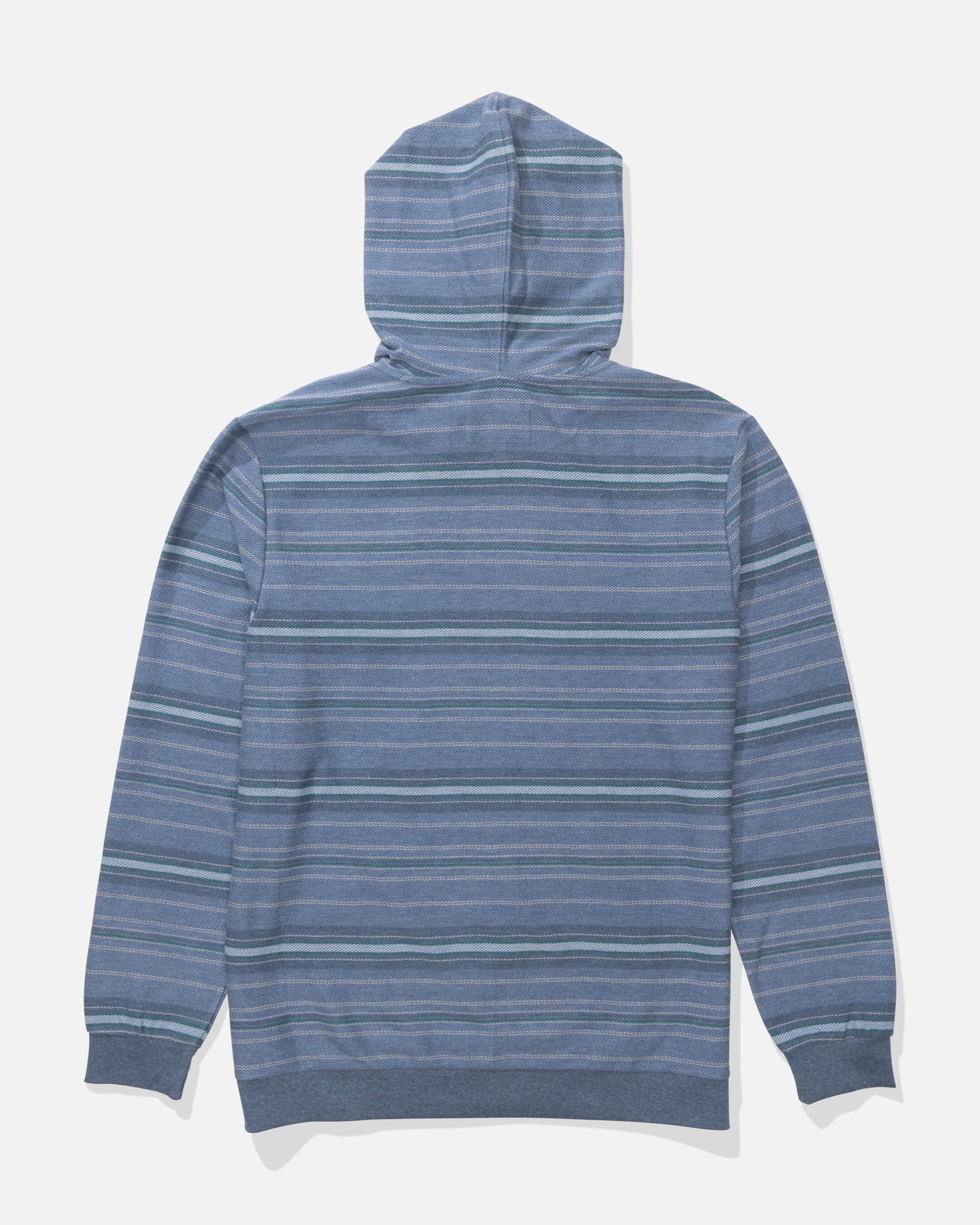 Back view of the Crewser Fleece Hood - Mid Blue. 