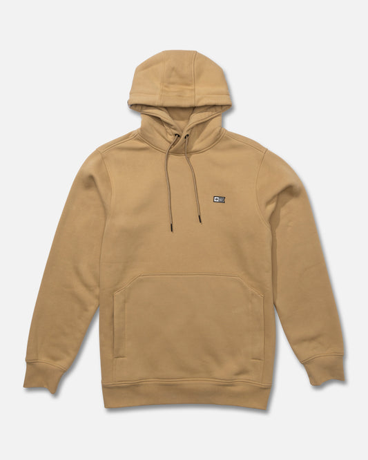 Front view of the Long Range Tech Fleece - Khaki. 