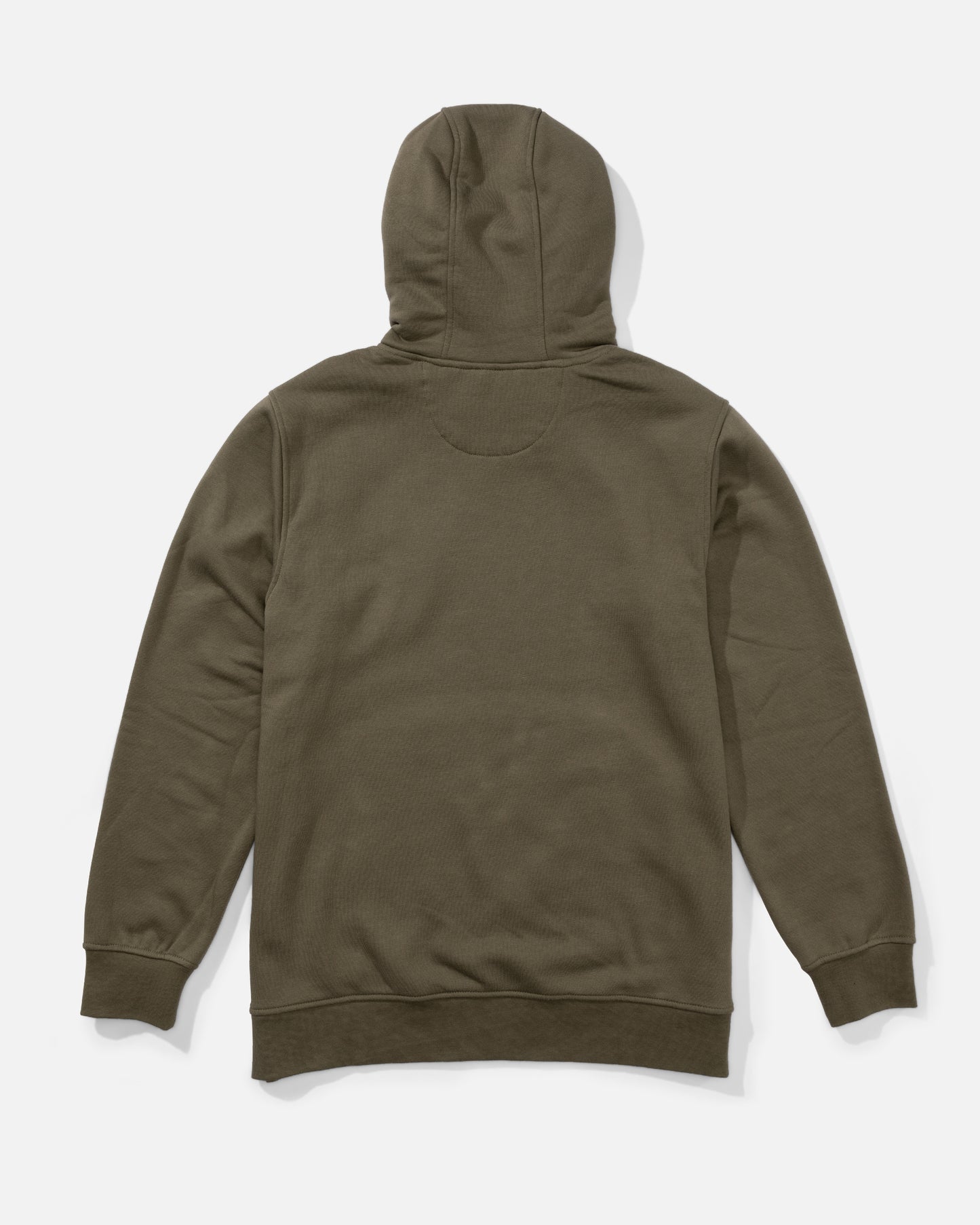 Back view of the Long Range Tech Fleece - Olive. 