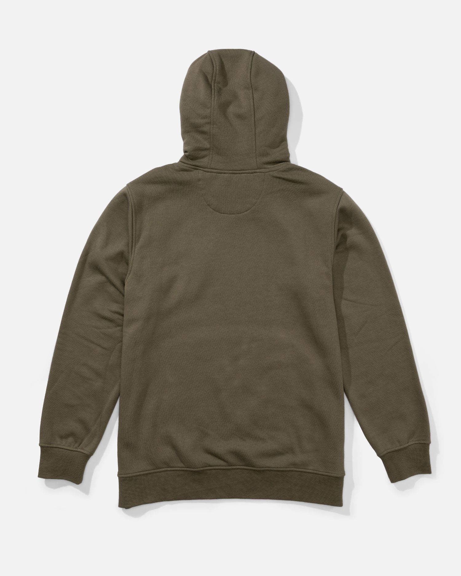 Back view of the Long Range Tech Fleece - Olive. 