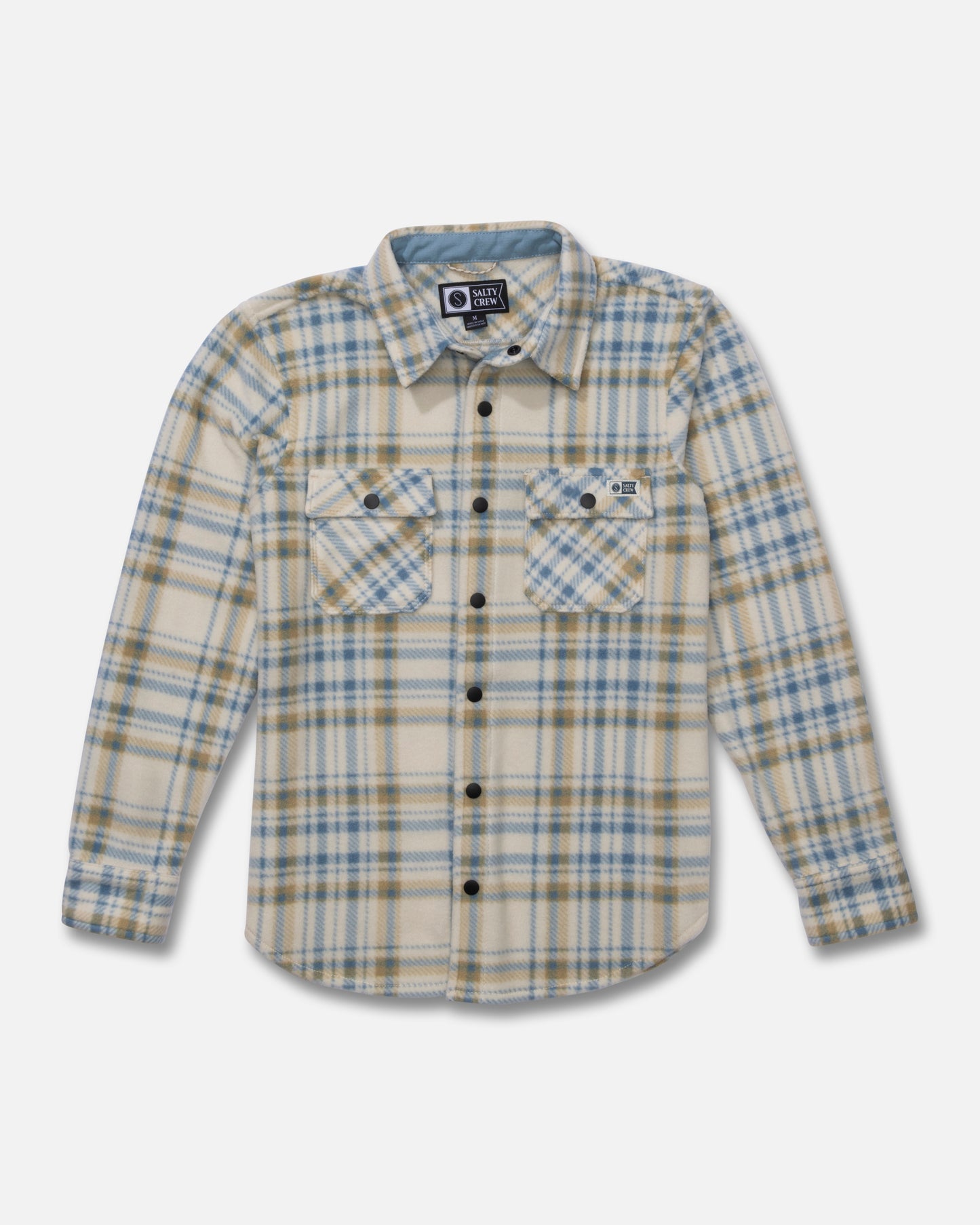 Front view of the Swellter Polar Shirt - Birch. 