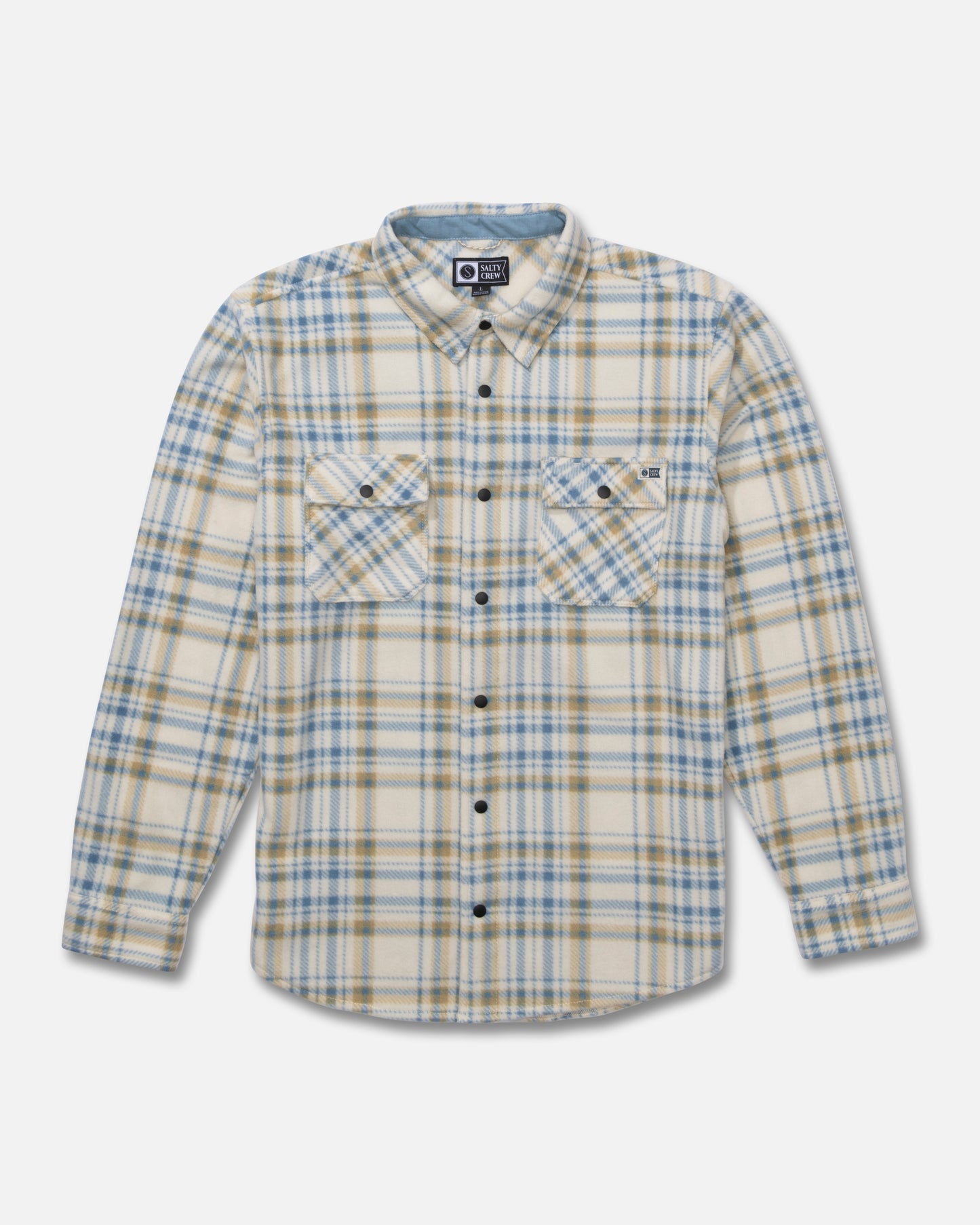 Front view of the Swellter Polar Shirt - Birch. 