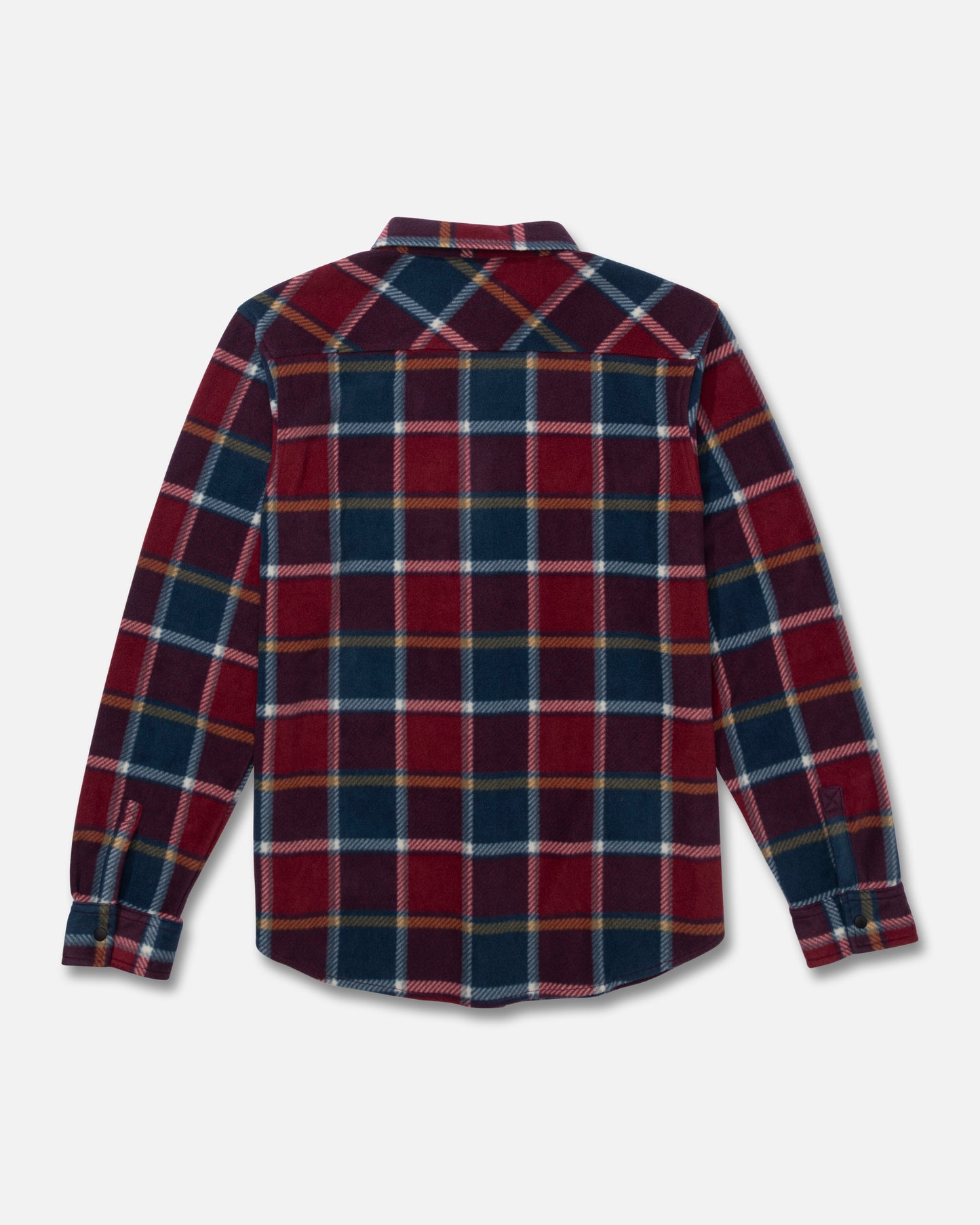 Back view of the Swellter Polar Shirt - Midnight Navy. 