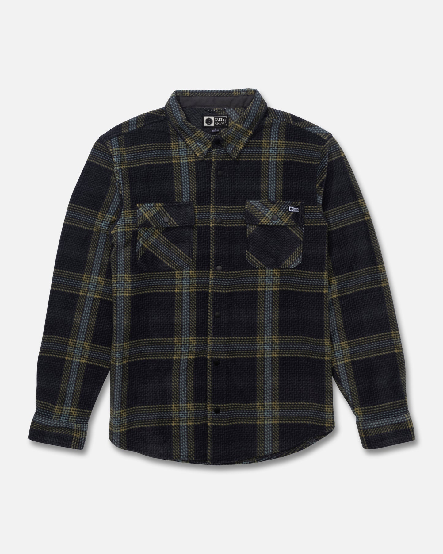 Front view of the Swellter Polar Shirt - Phantom. 