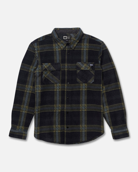 Front view of the Swellter Polar Shirt - Phantom. 