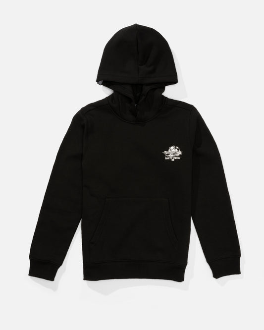 Day Charter Boys Fleece Hoodie - Black