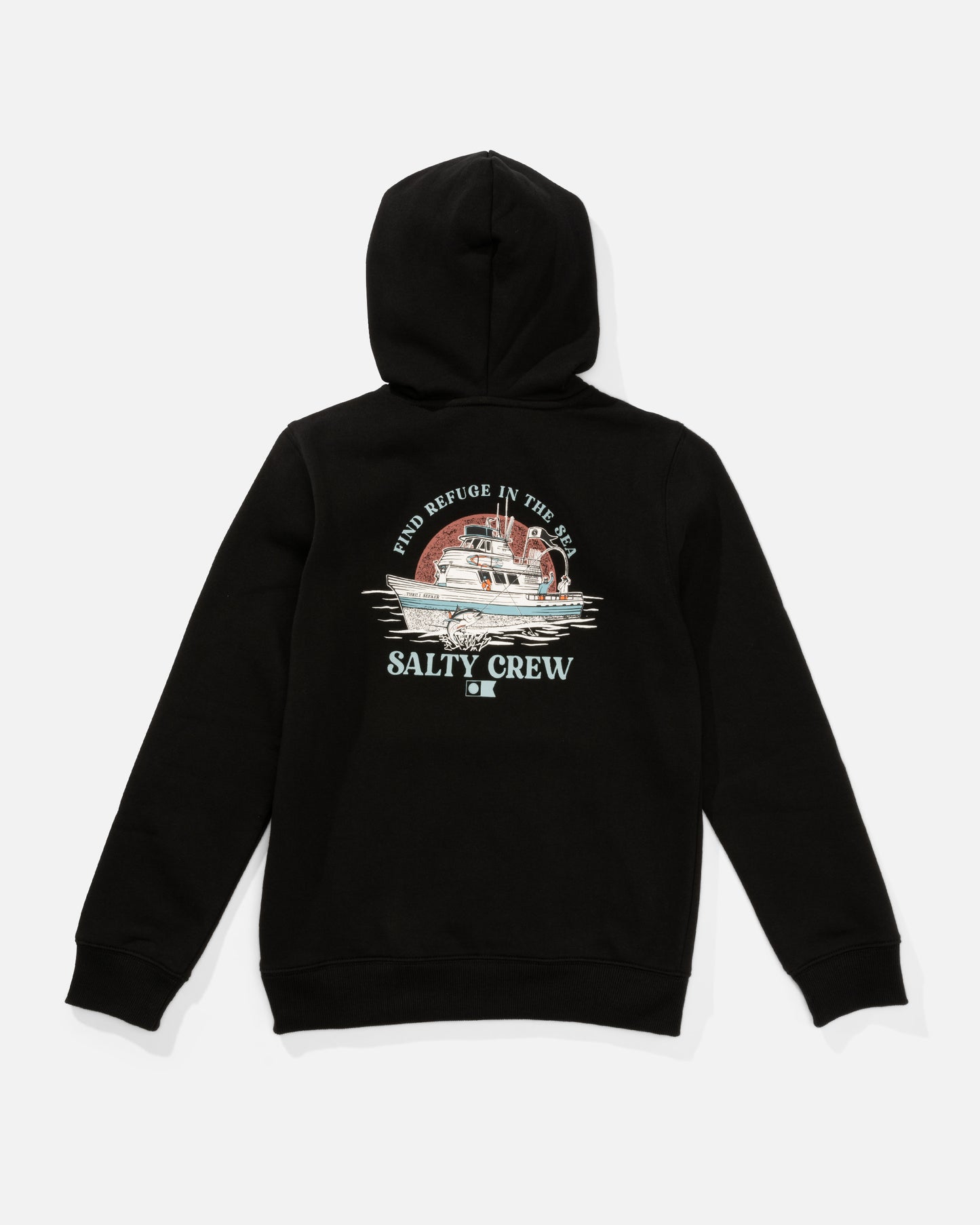 Day Charter Boys Fleece Hoodie - Black
