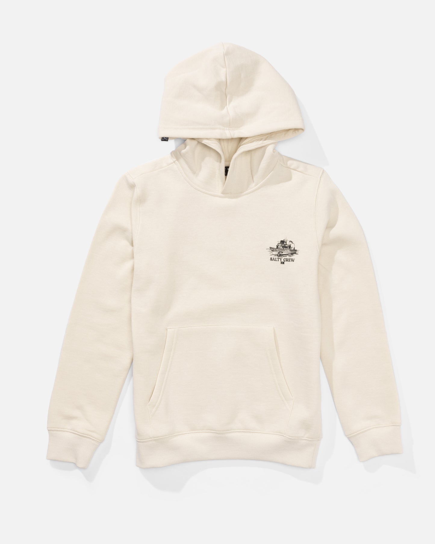 Day Charter Boys Fleece Hoodie - Bone