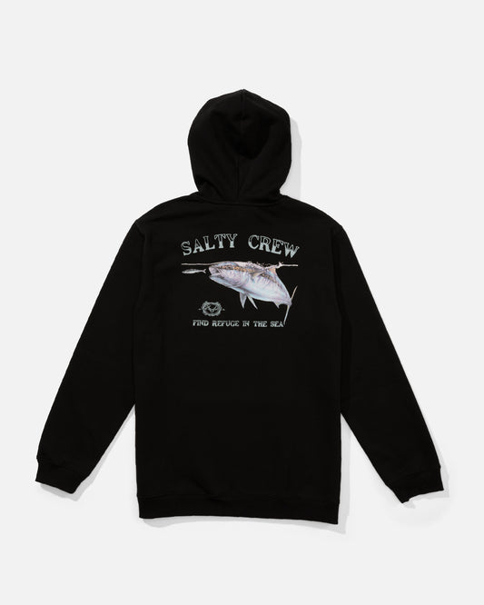 Back view of the Surface Fleece - Black. 