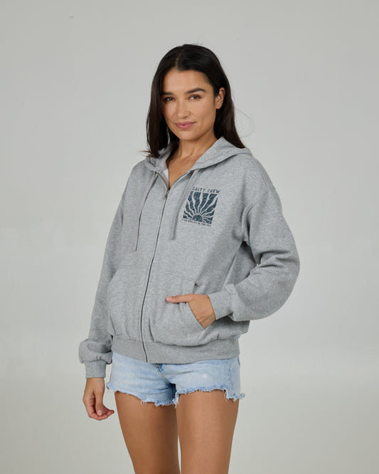 Perfect Set Zip Hoodie - Athletic Heather