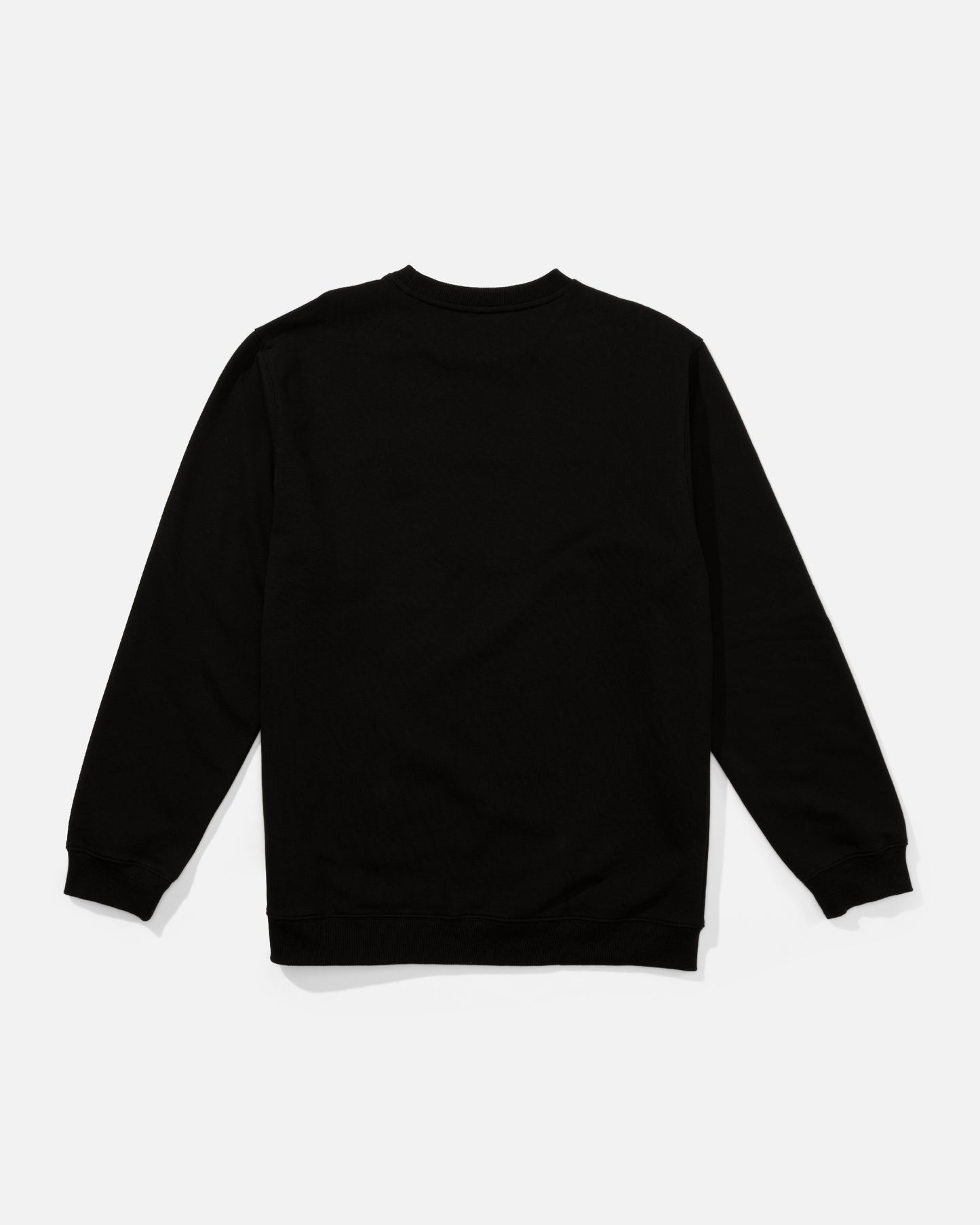 Back view of the Crafted Crew Fleece - Black. 