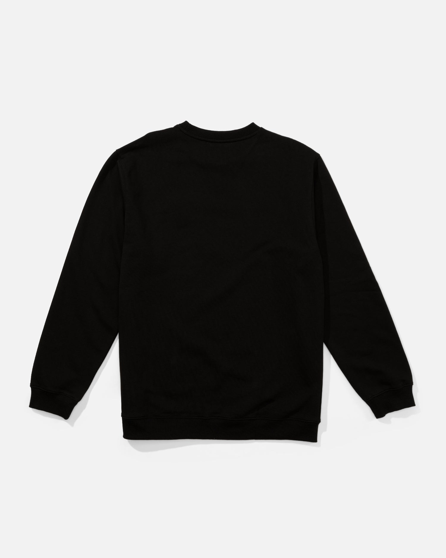 Back view of the Crafted Crew Fleece - Black. 