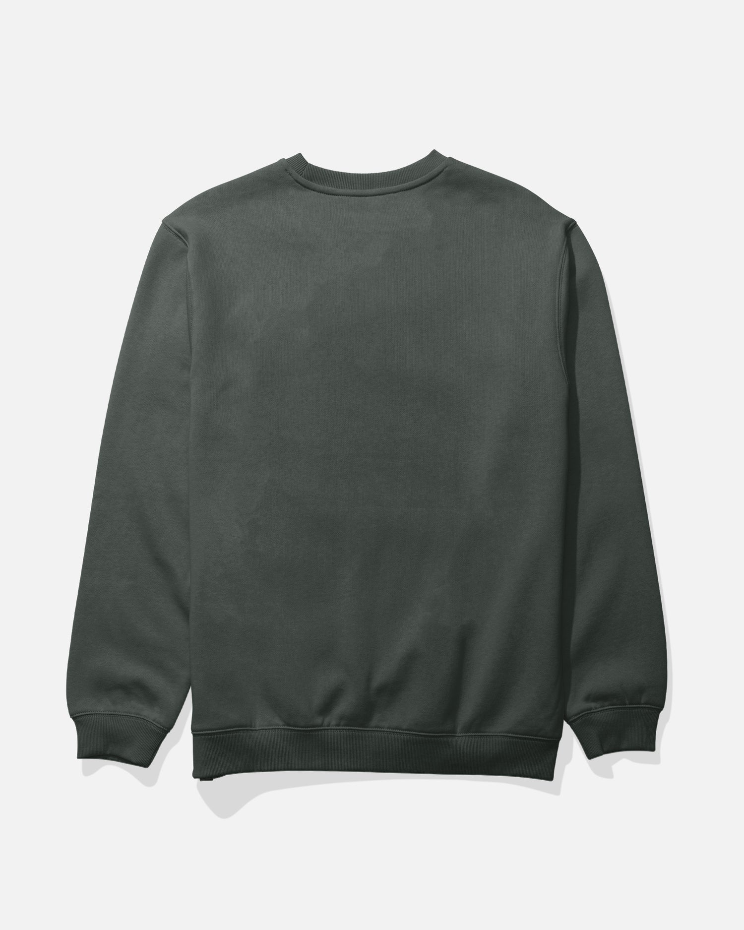 Back view of the Crafted Crew Fleece - Deep Forest. 
