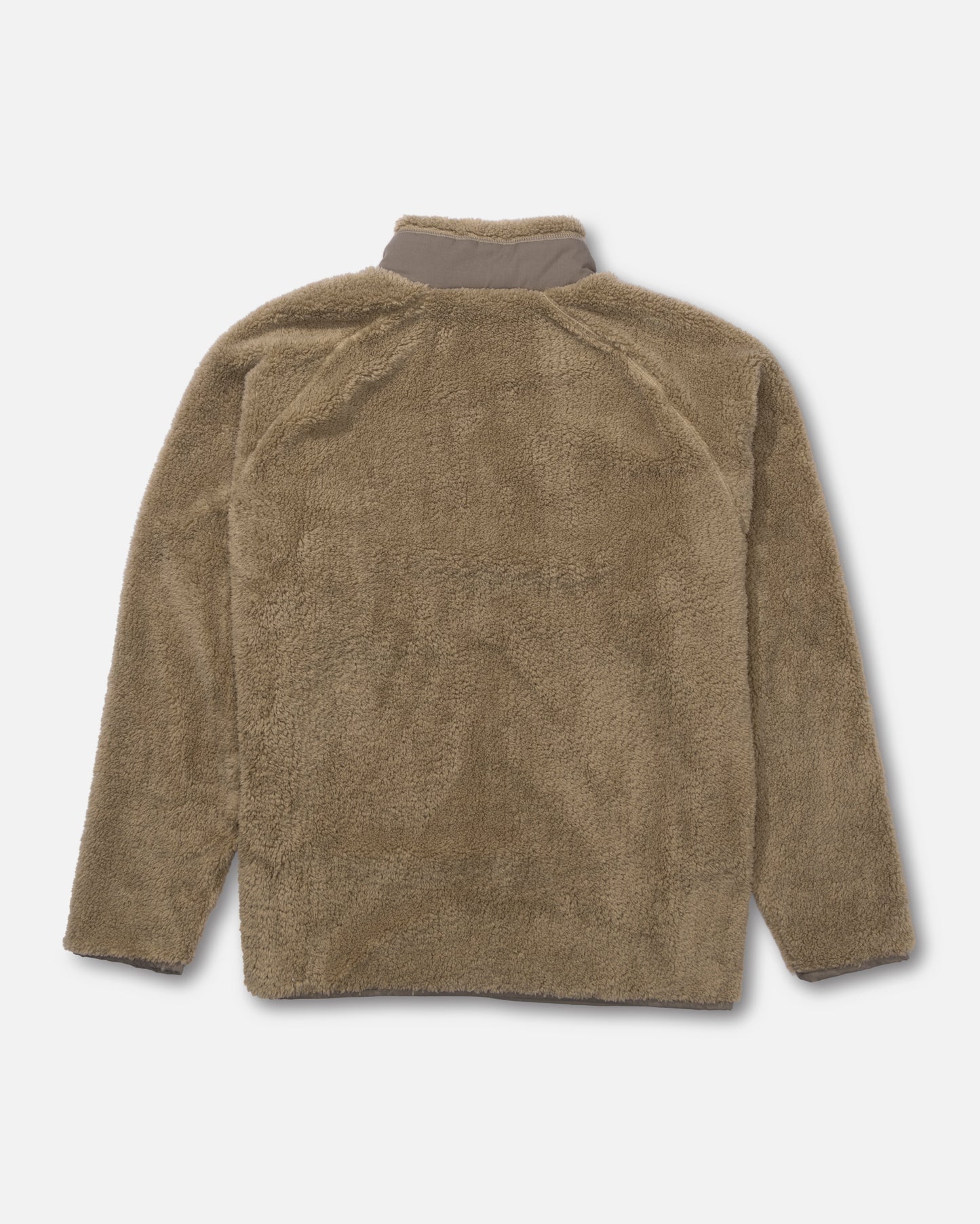 Back view of the Swellter Sherpa Fleece - Mushroom. 