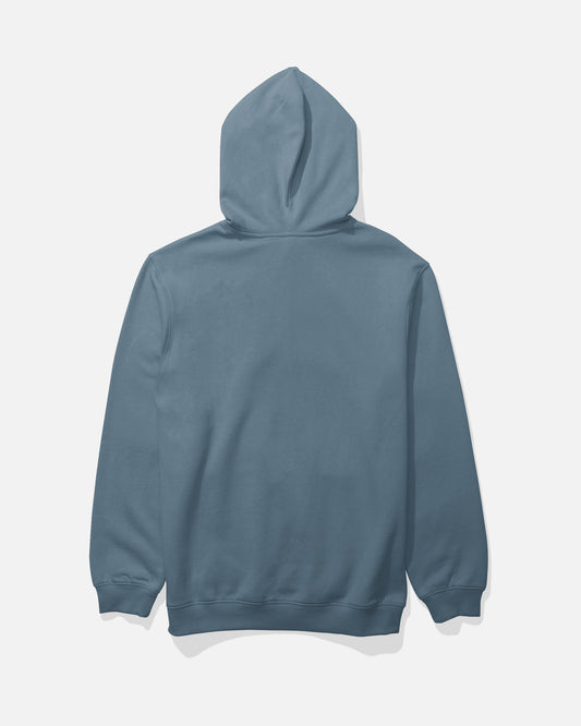 Back view of the Refuge Fleece - Slate. 