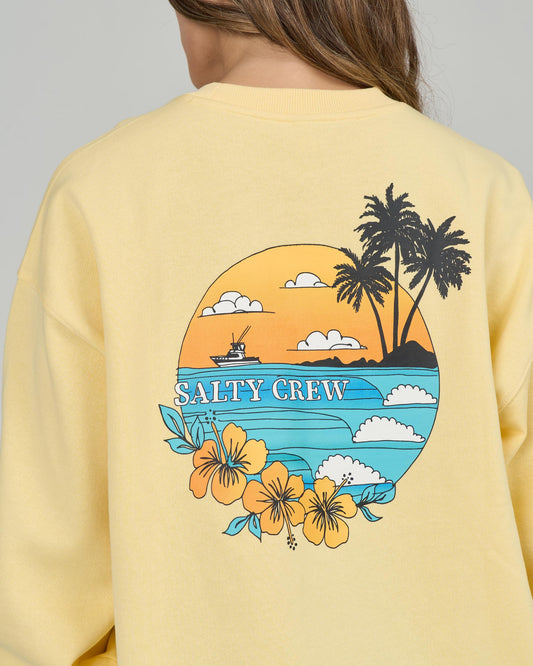 Close up back view of the Sunset Crew - Sunshine. 