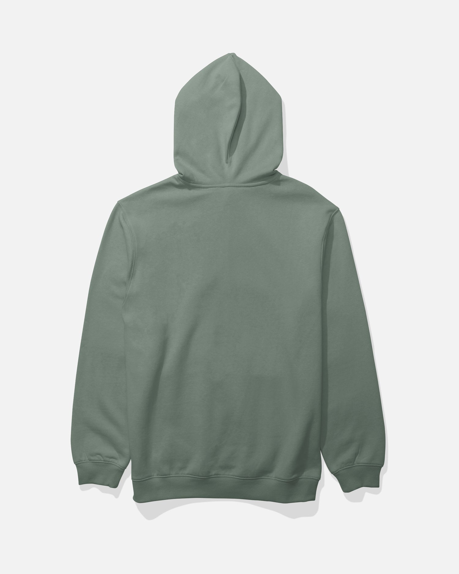 The Salty Crew Refuge Fleece - Laurel Wreath hoodie is shown from the back against a white background. Crafted from a comfortable cotton-polyester blend, this mid-weight hoodie features a classic hooded design, making it ideal for everyday wear.