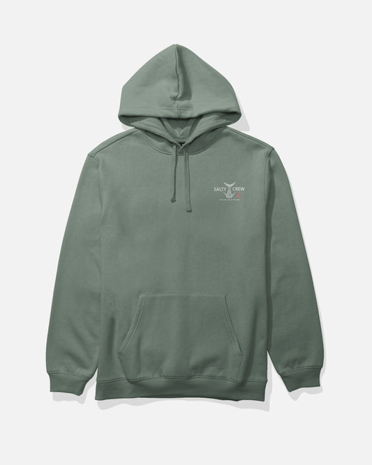 Back view of the Ichiban Fleece Hoodie - Laurel Wreath.