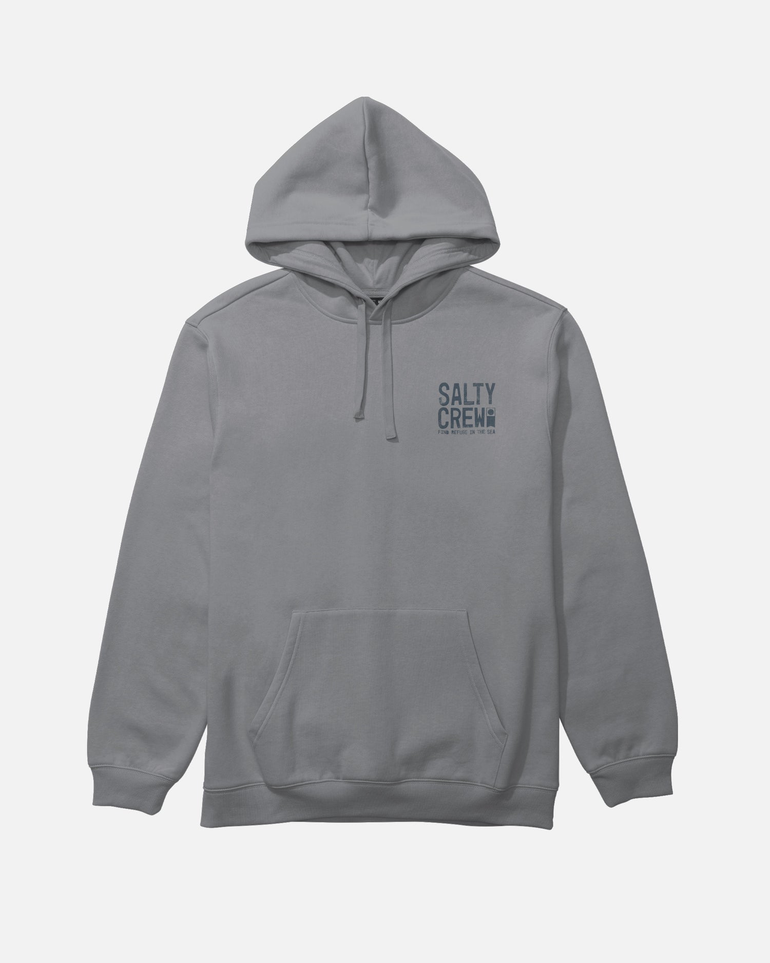 Front view of the Tried And True Fleece Hoodie - Shark Skin.