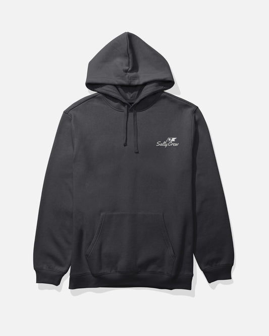 Front view of the Original Fleece Hoodie - Black.