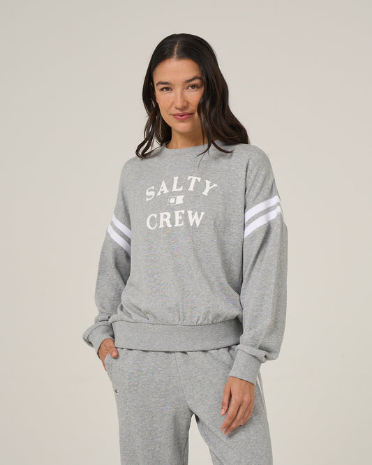 Front view of the Maritime Crew - Athletic Heather. 