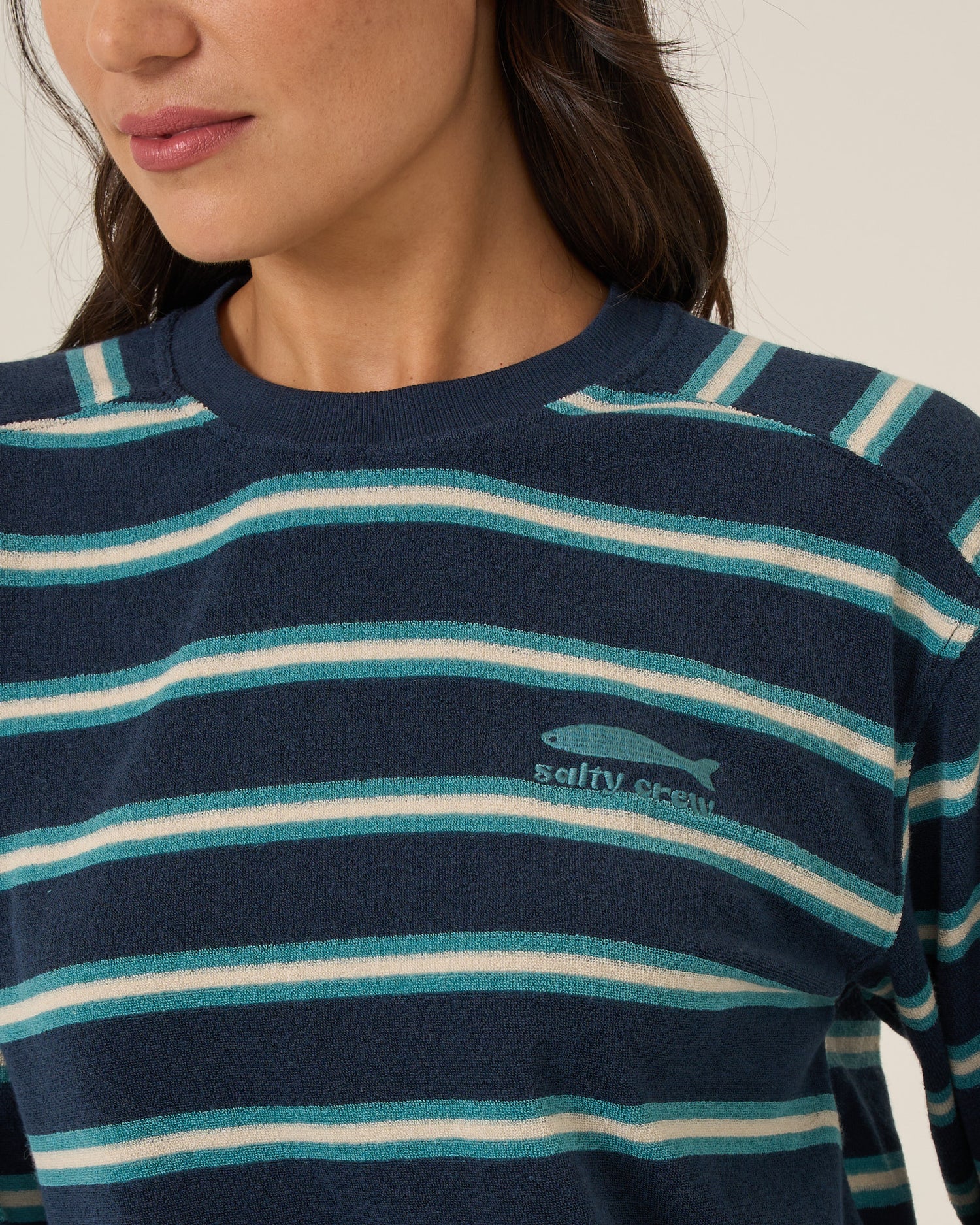Close up front view of the Night N Day Crew - True Navy.
