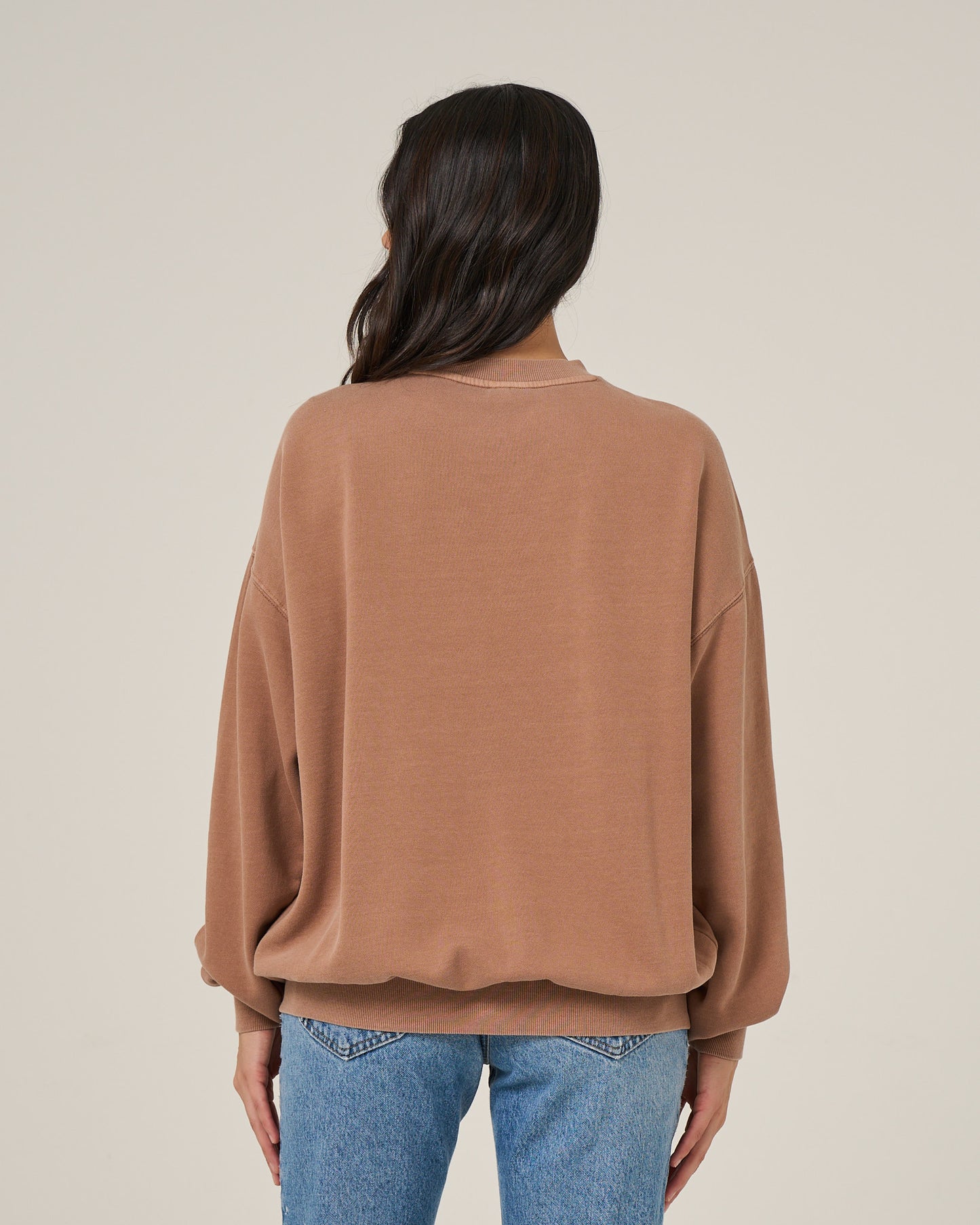 Back view of the Horizon Crew - Mocha. 