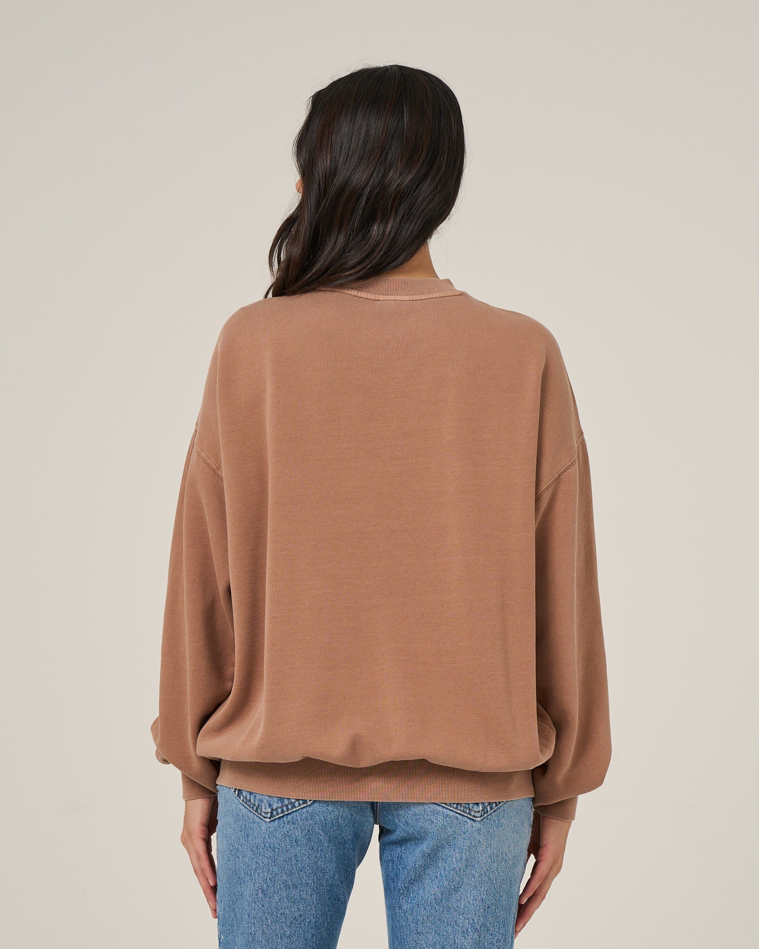 Back view of the Horizon Crew - Mocha. 