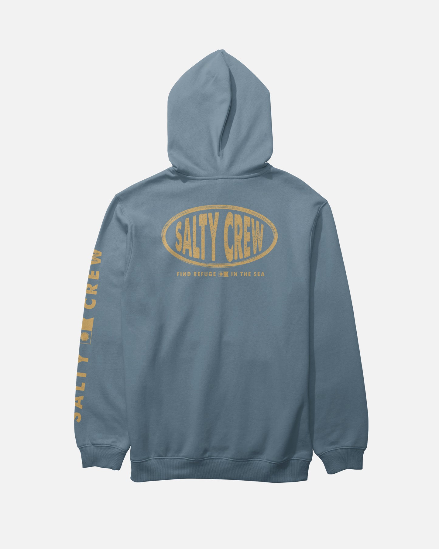 Back view of the Signage Fleece - Slate. 
