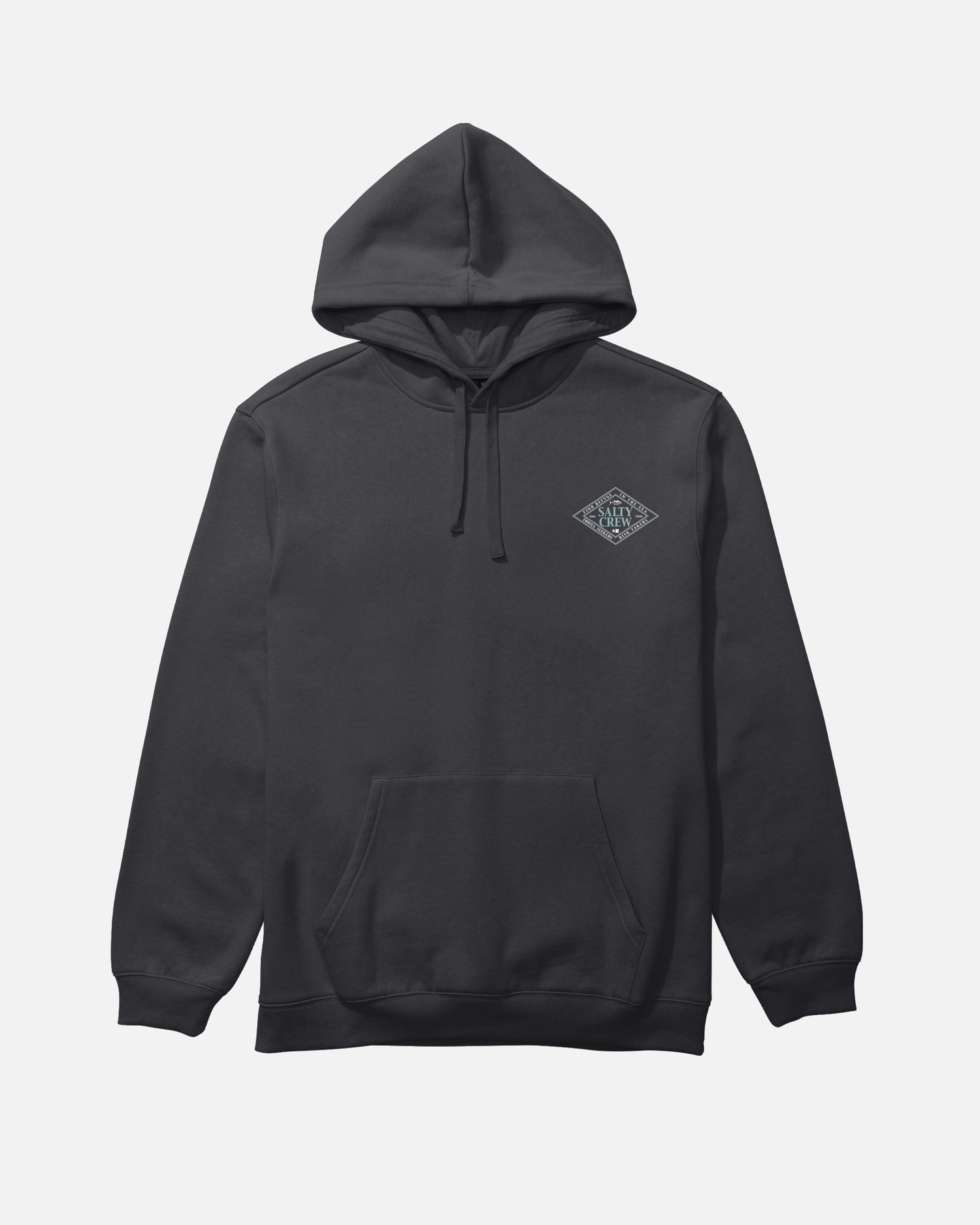 Front view of the Iconic Fleece - Black. 