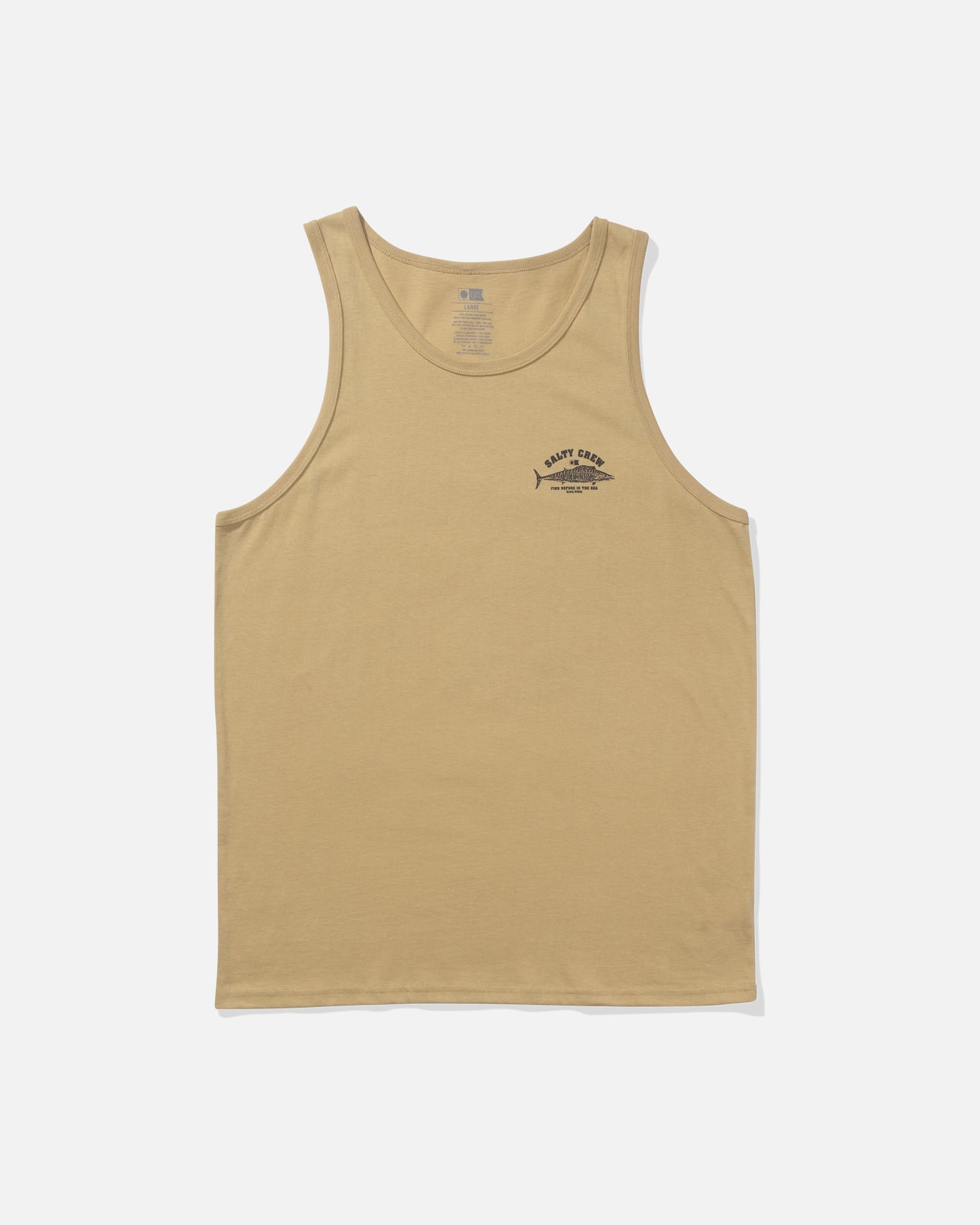 front view of Wahoo Stamp Tank - Khaki