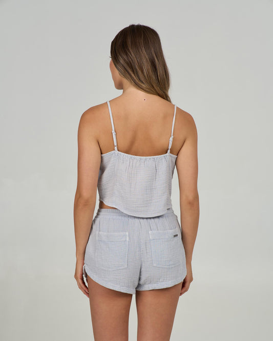Back view of the Cloudbreak Cami - Fog. 