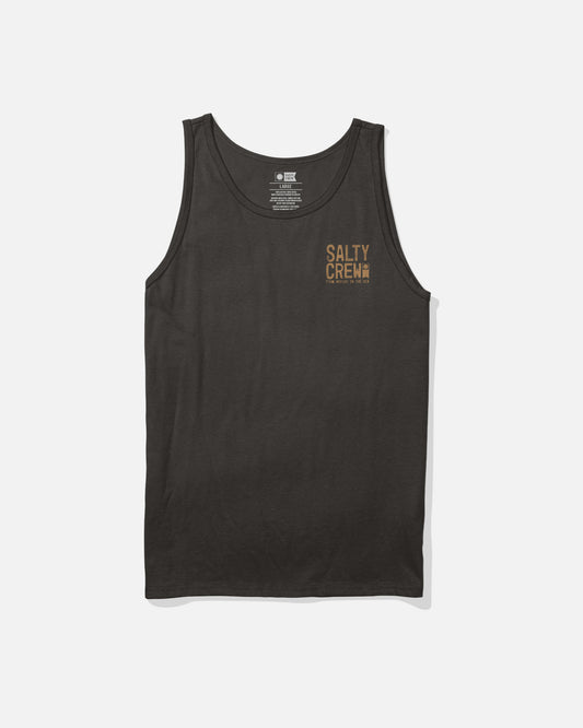 Front view of the Tried And True Tank - Black. 