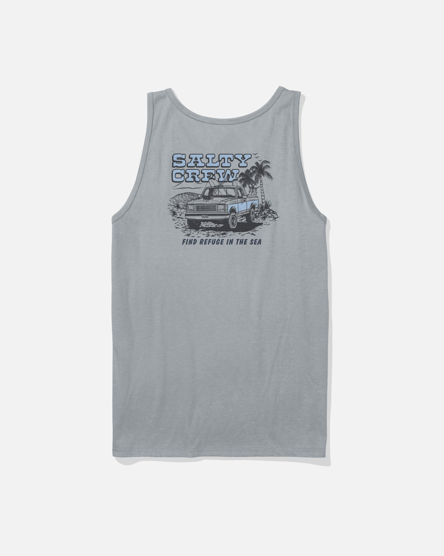 Back view of the Truck Stop Tank - Quarry.