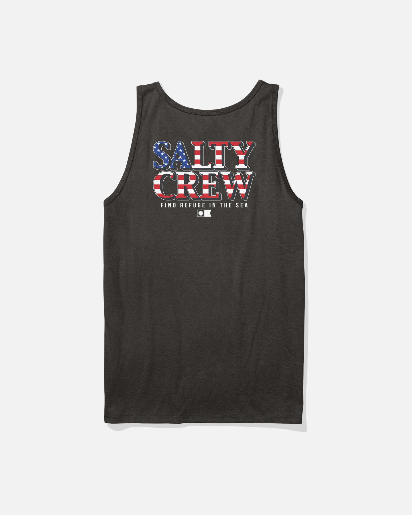 Back view of the America Optic Tank - Black. 
