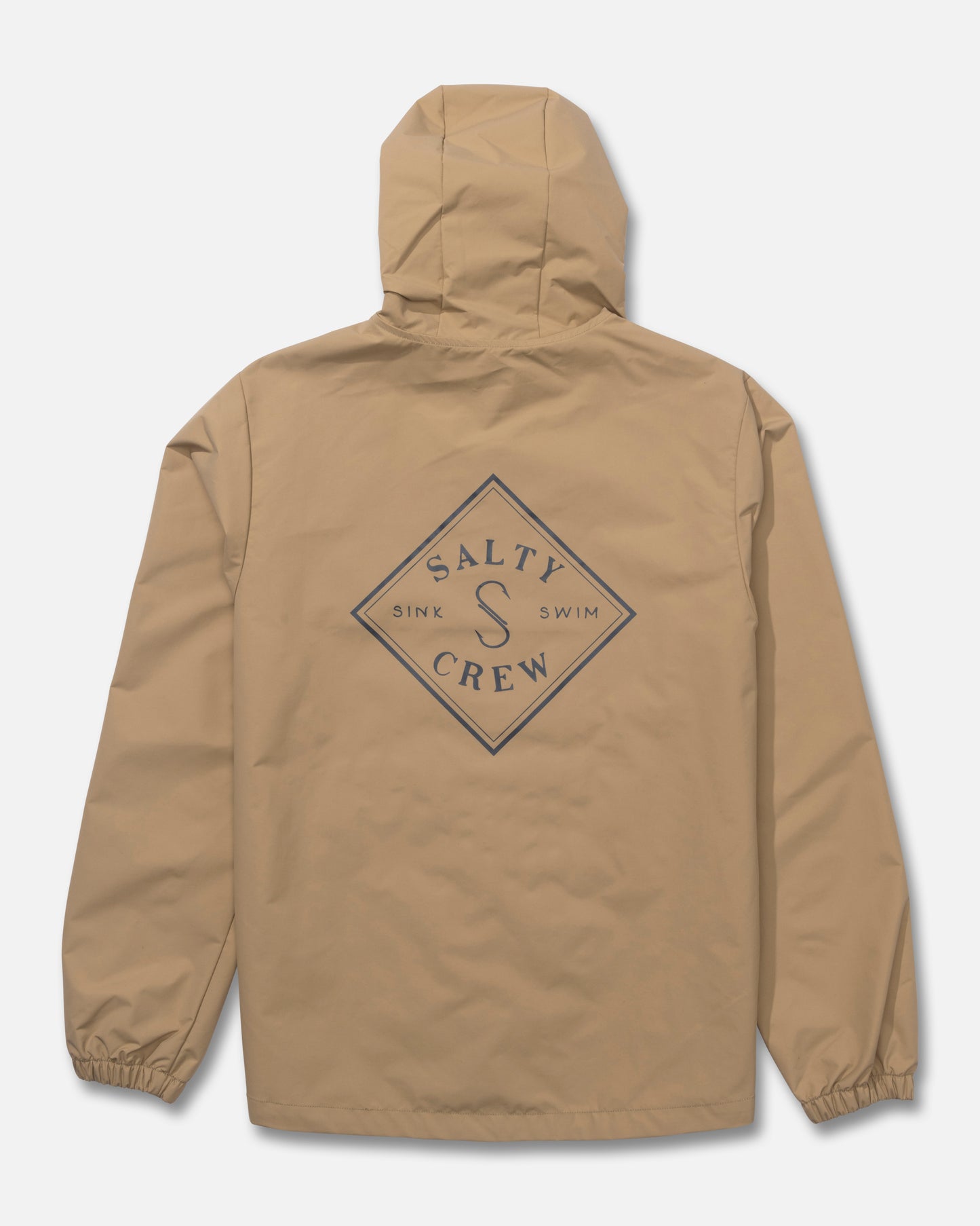 Back view of the Tippet Snap Jacket - Khaki. 