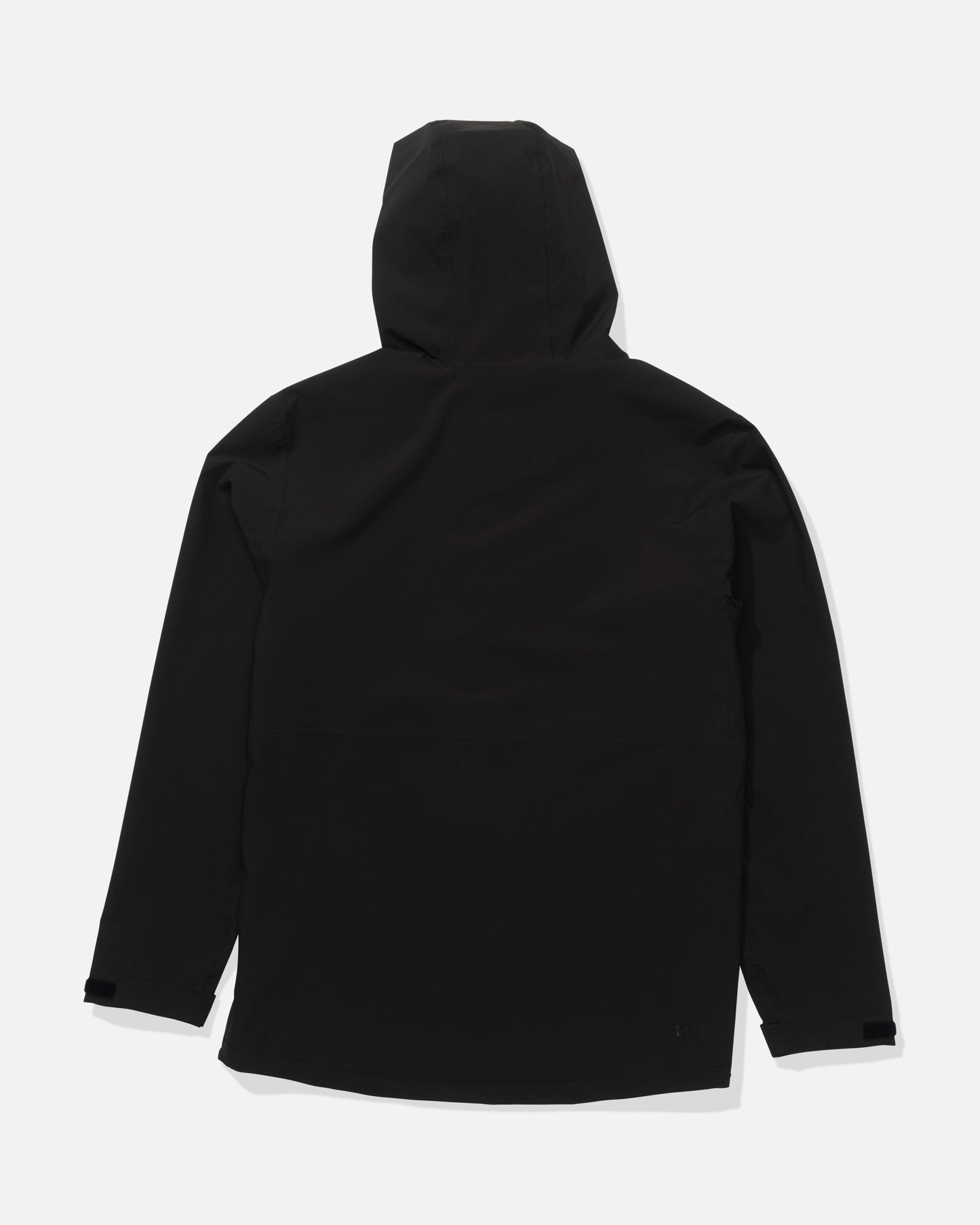 Back view of the Long Range Jacket - Black. 