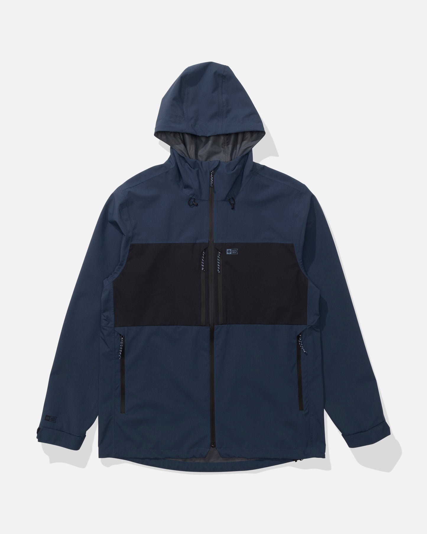 Front view of the Long Range Jacket - Navy. 