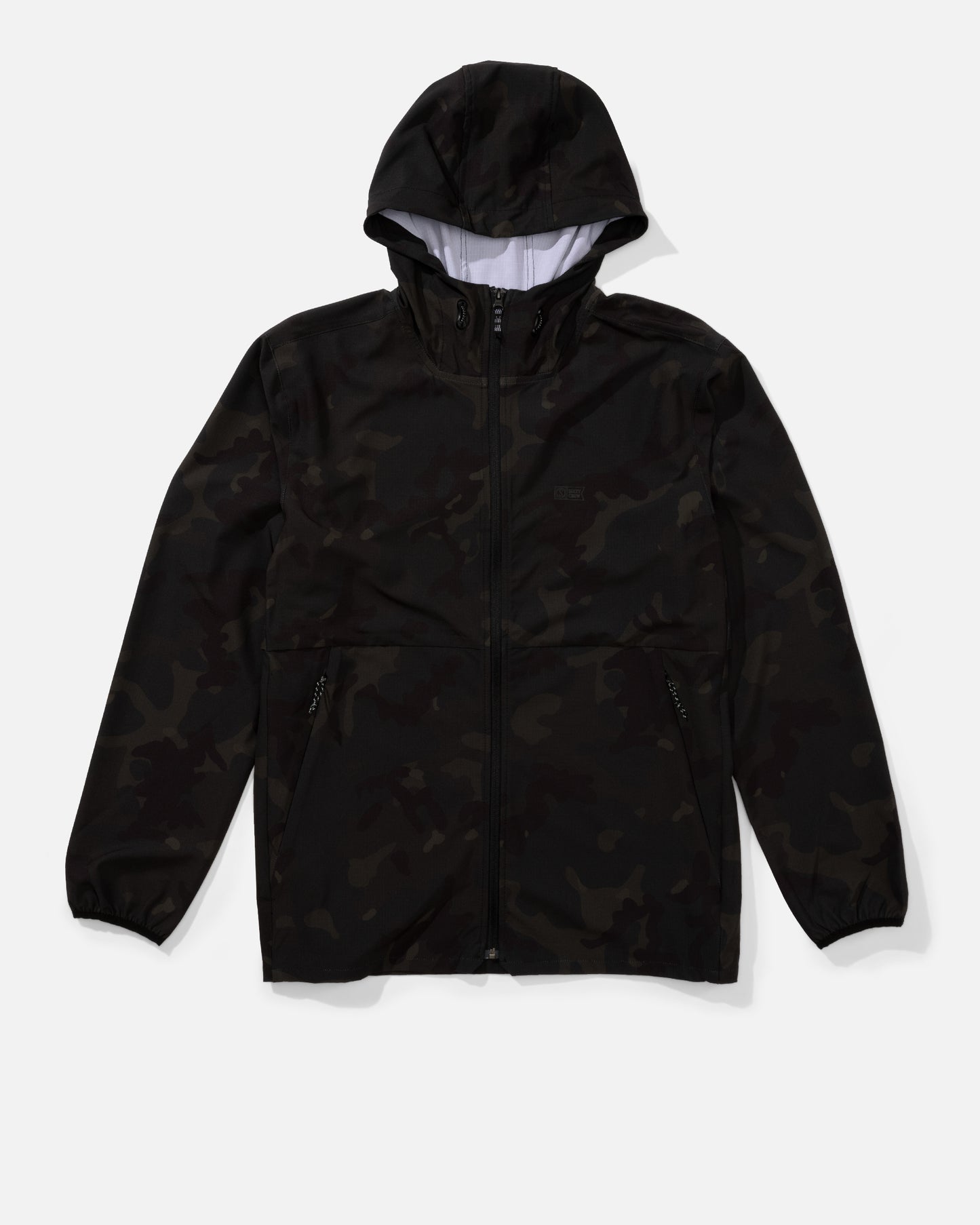Stowaway Windbreaker Jacket - Black Marle
