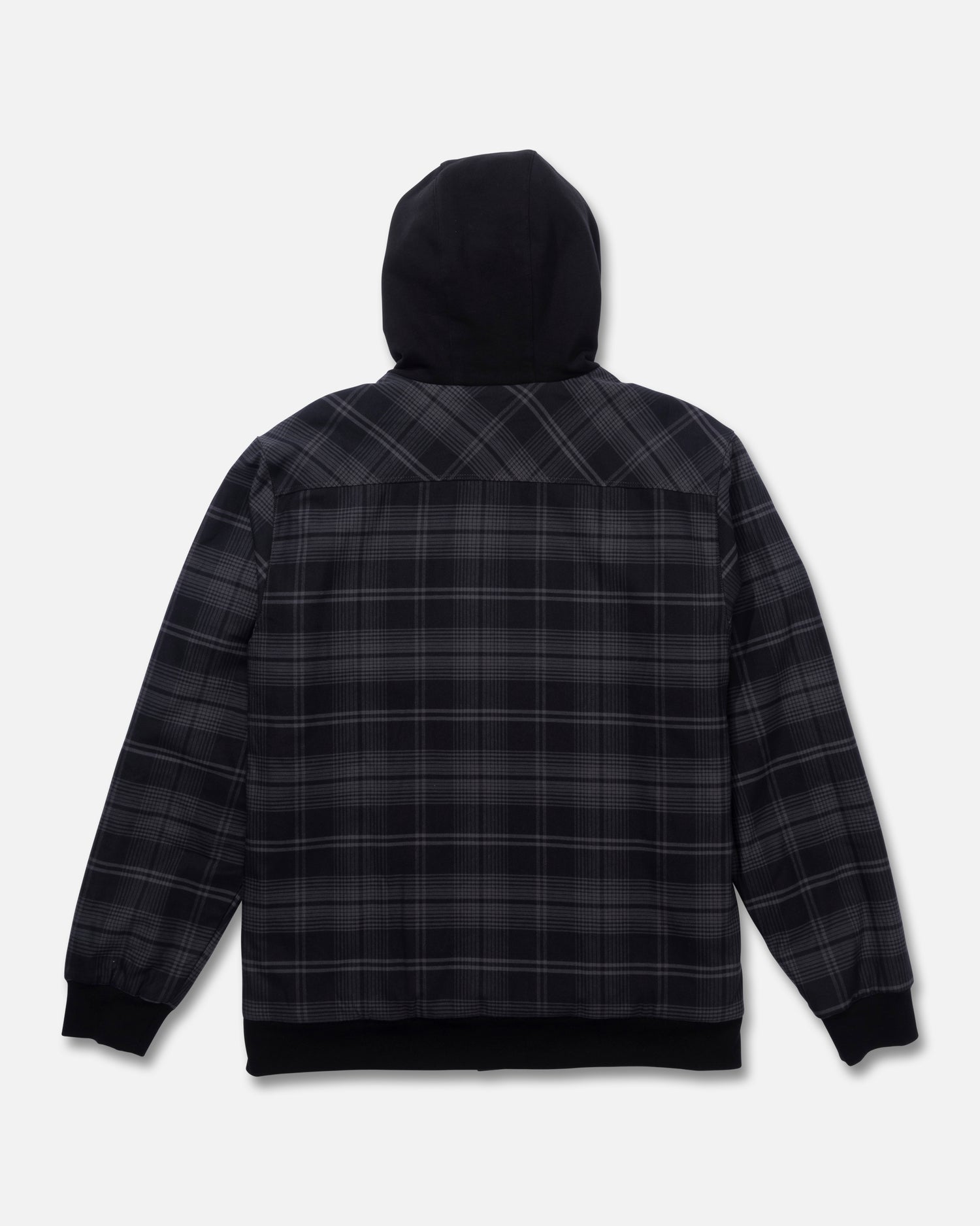 Back view of the Fathom Jacket - Black. 