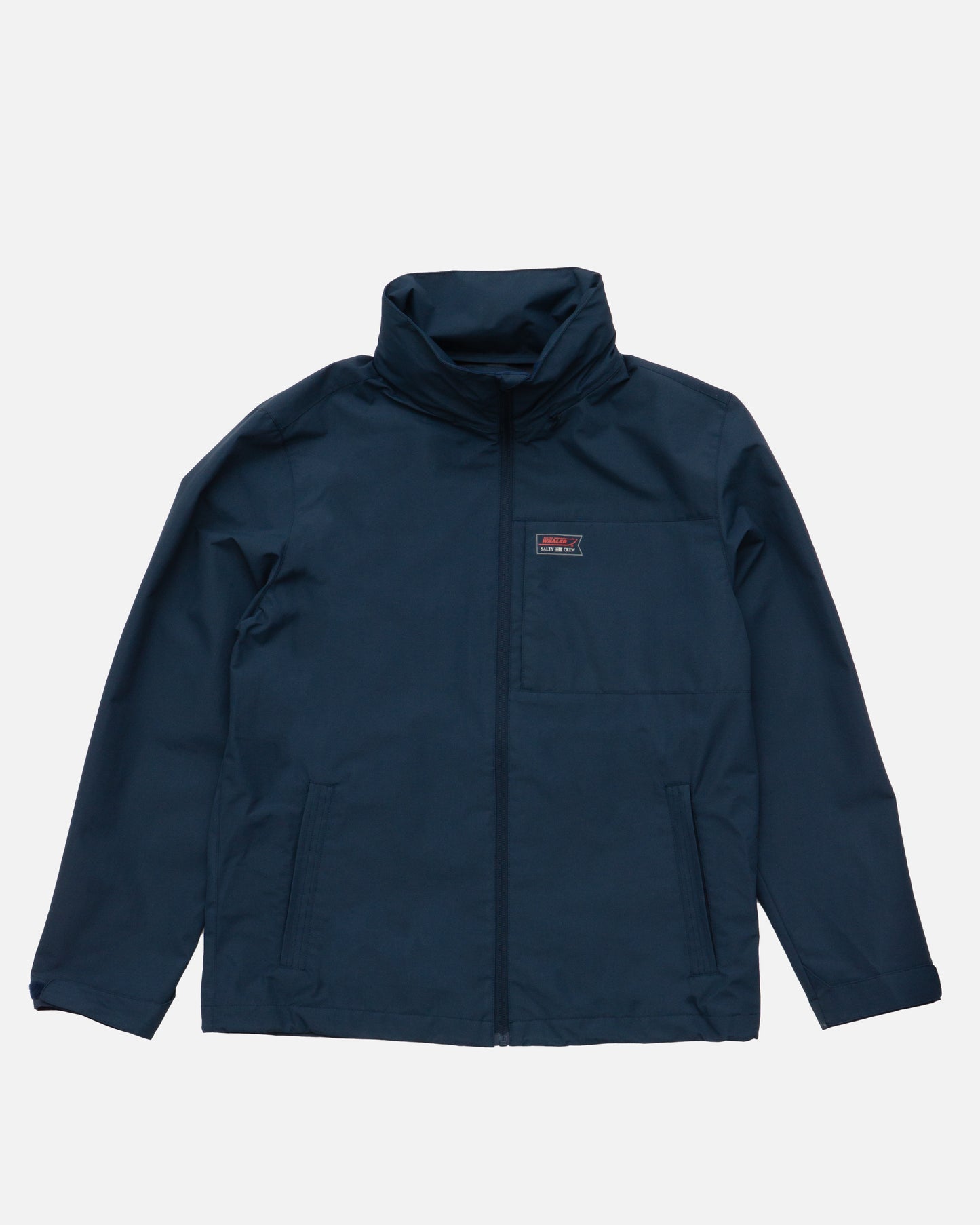 Alternate front view of the Whaler Windbreaker - Navy. 