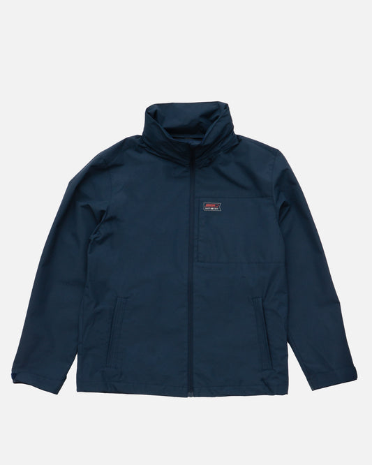Alternate front view of the Whaler Windbreaker - Navy. 