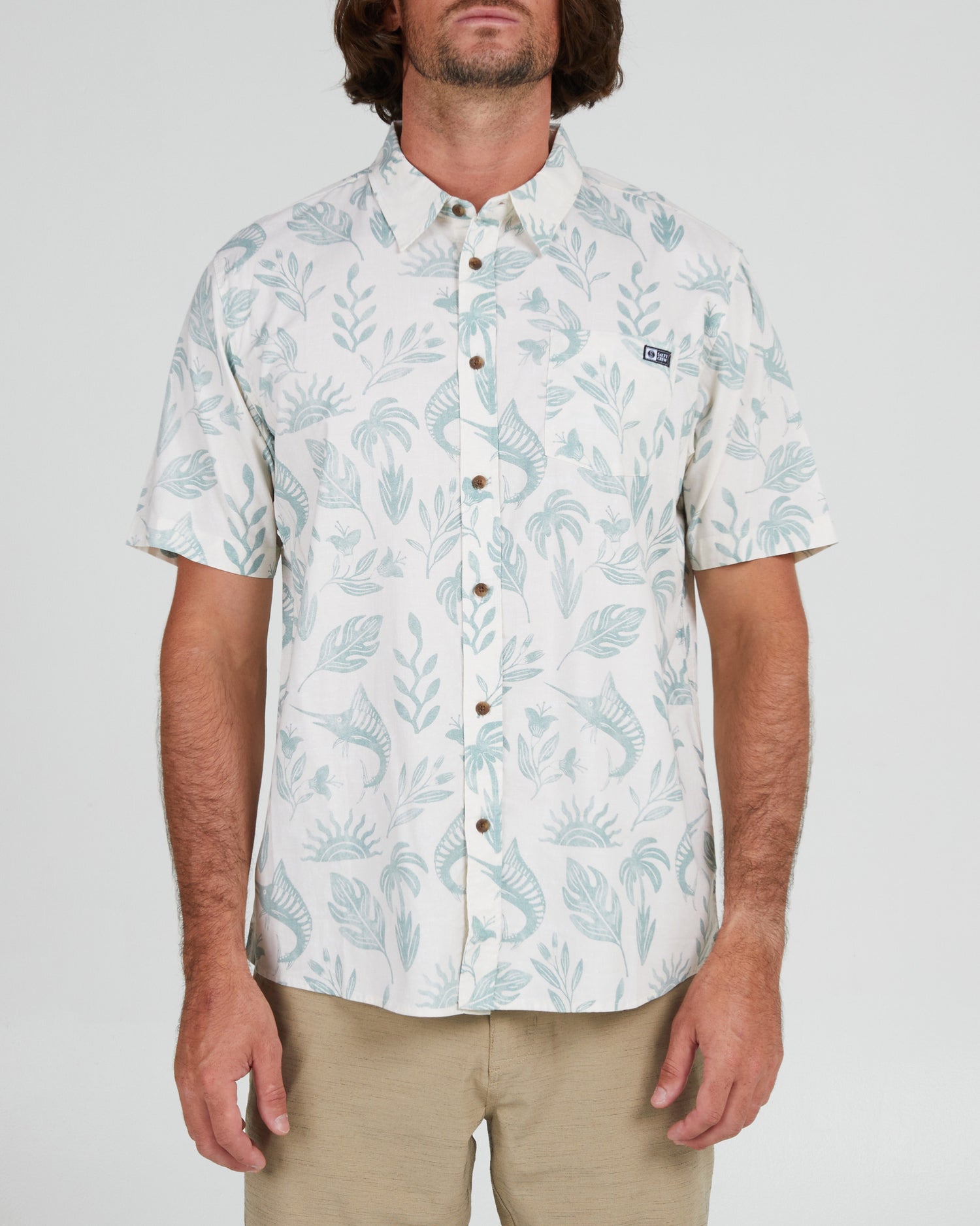 front view of Broadbill Natural S/S Woven