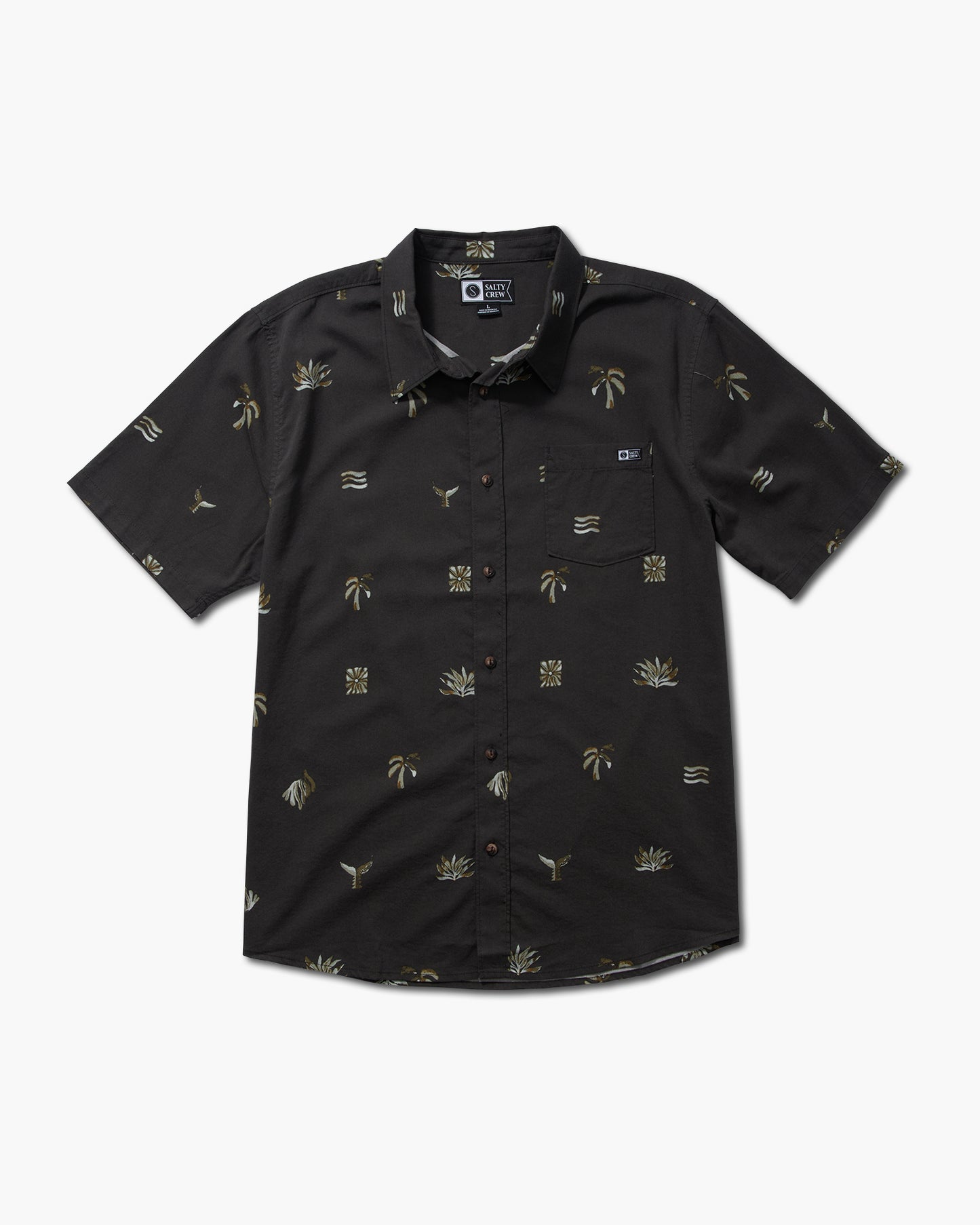 Front view of the Oasis Woven - Black. 