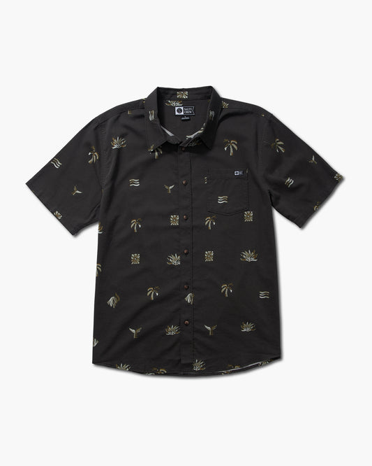 Front view of the Oasis Woven - Black. 