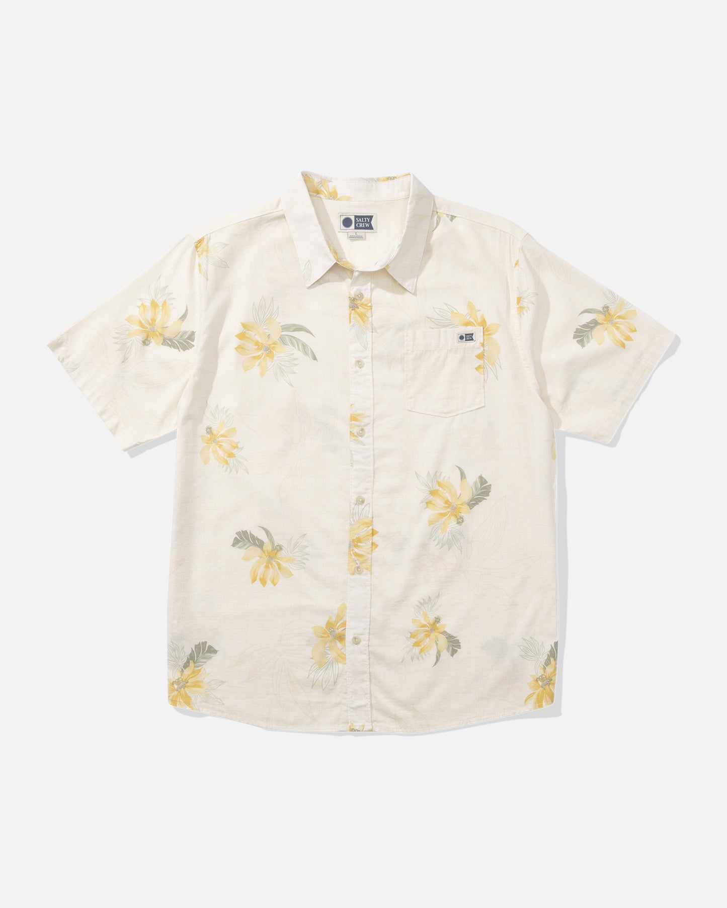 Front view of the Bloomin Button Up - Salt. 
