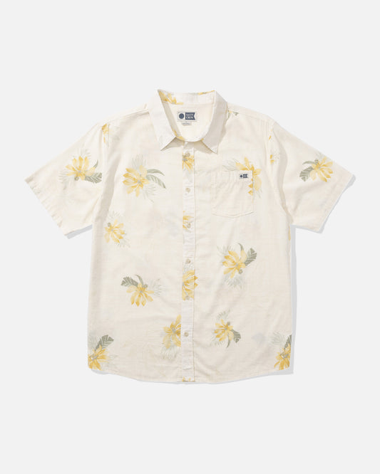 Front view of the Bloomin Button Up - Salt. 