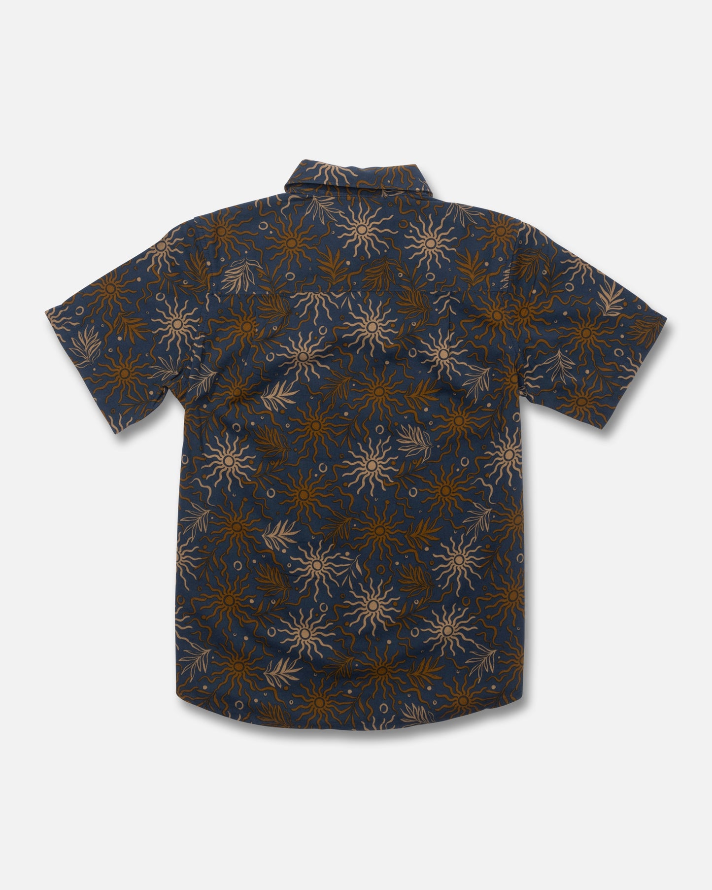 Back view of the Session Button Up - Midnight Navy. 