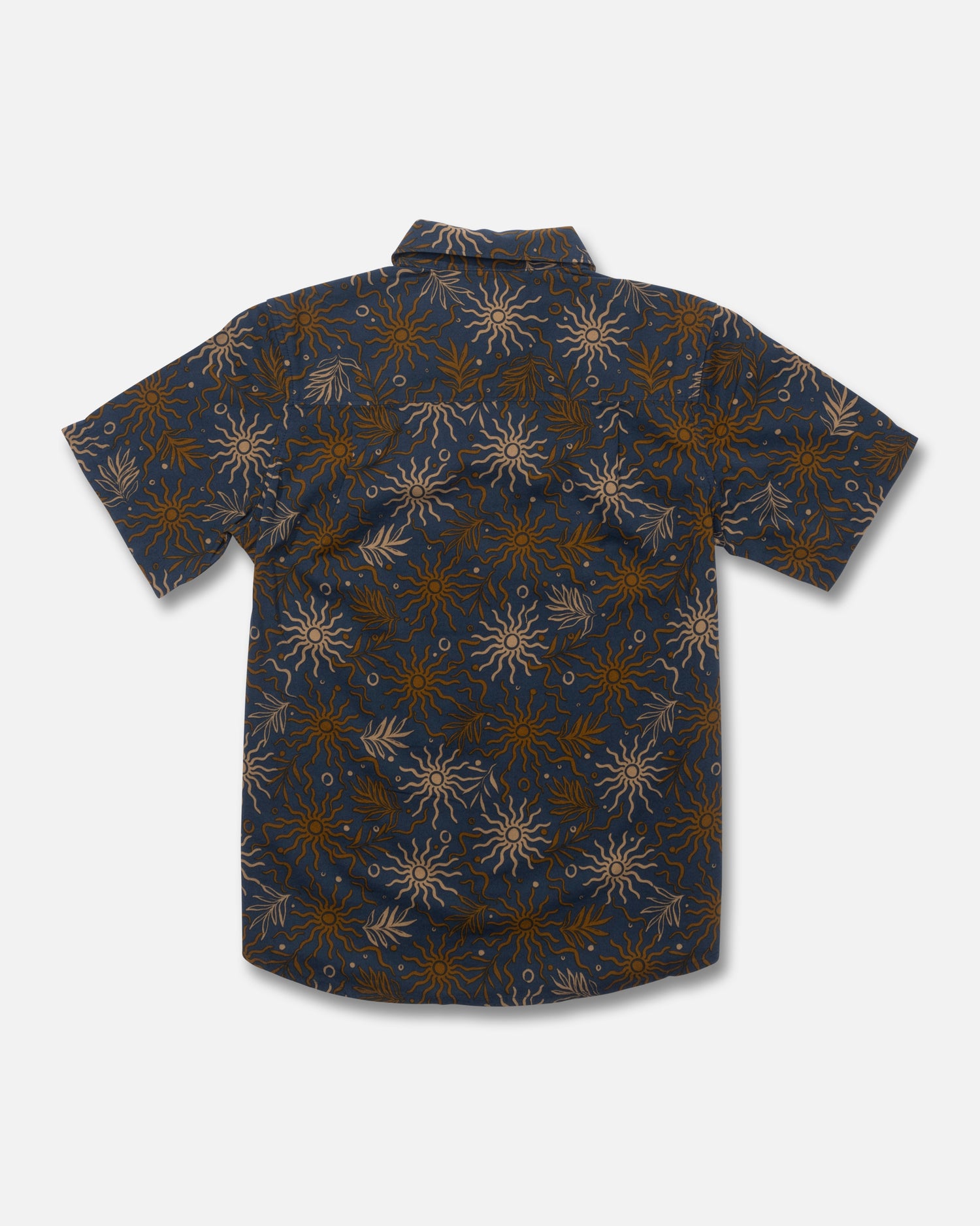 Back view of the Session Button Up - Midnight Navy. 