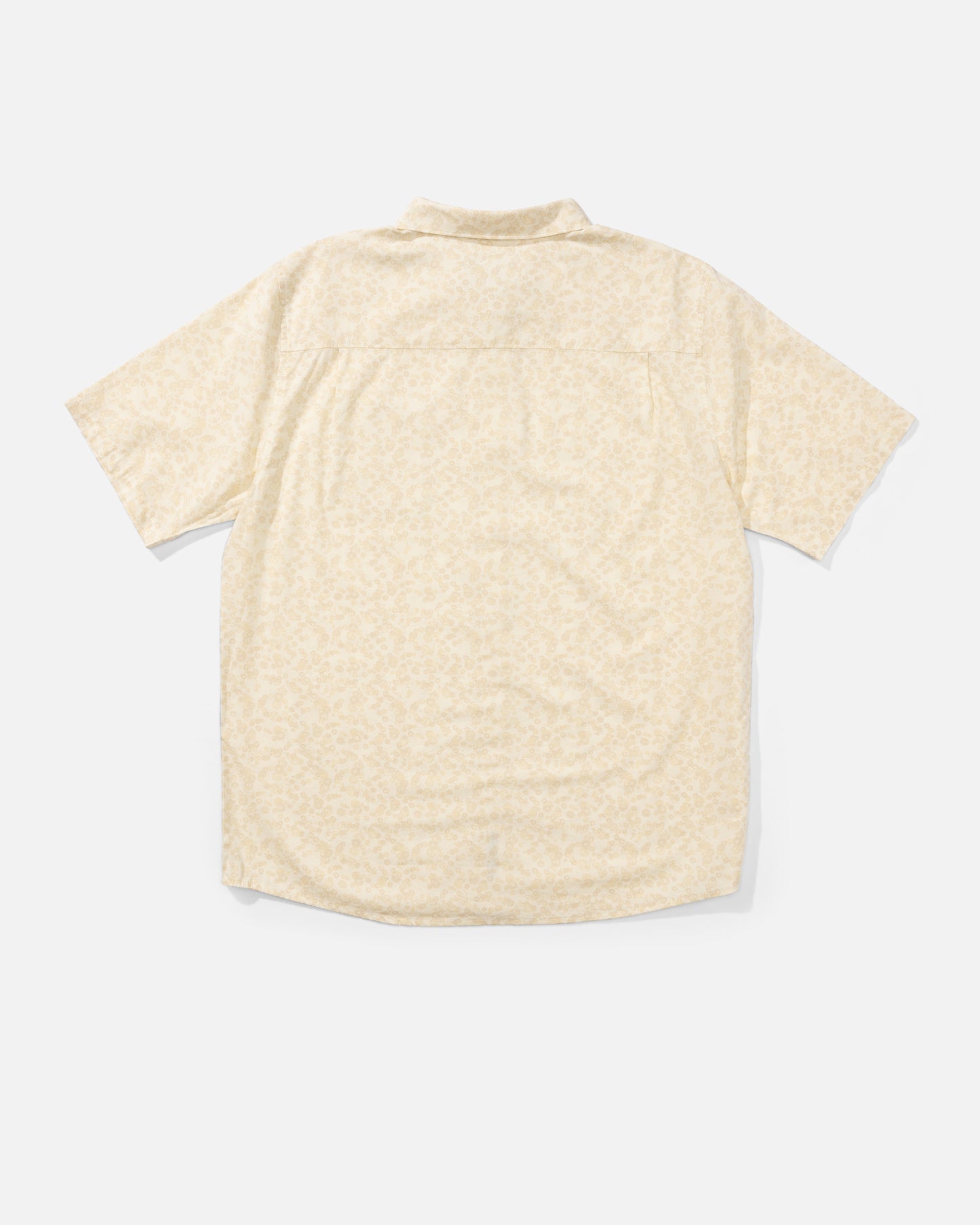 Back view of the Session Ss Button Up - Birch. 